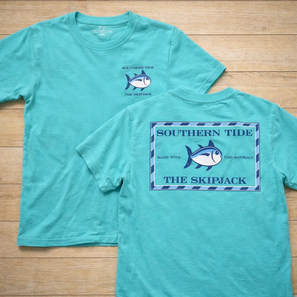 Southern Tide Skipjack Fish Graphic T-Shirt | Aqua Blue